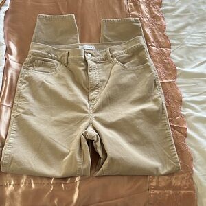 LOFT Women's Corduroy Jeans in Beige